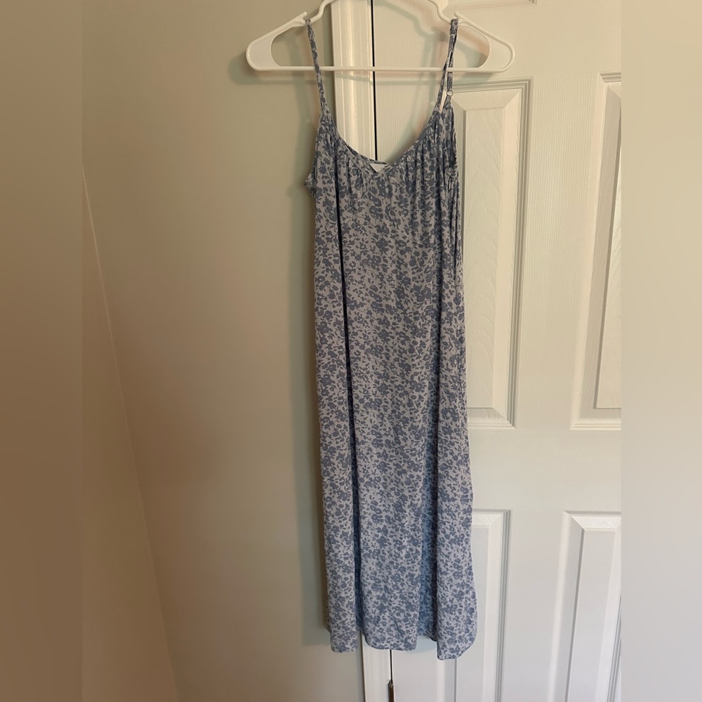 Floral Blue Dress